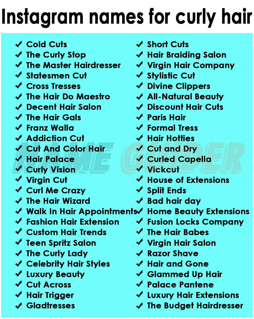 600 Cute Hair Stylist Instagram Name Ideas And Suggestions