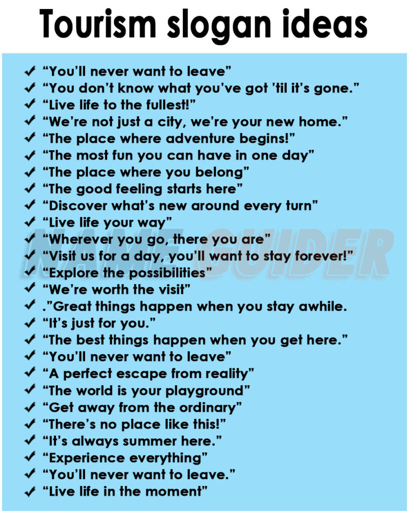 slogans for travel company