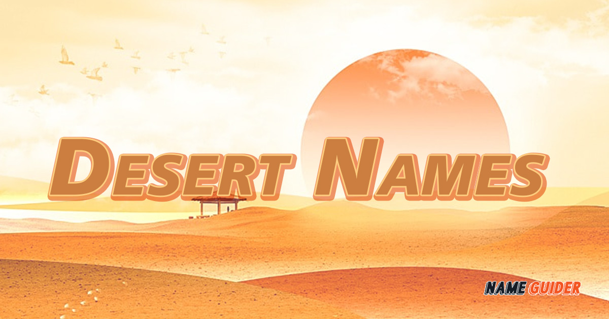 Desert Names