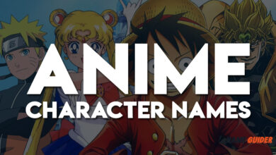 Anime Character Names