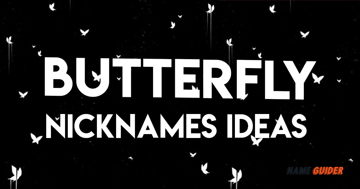 Butterfly Nicknames Ideas