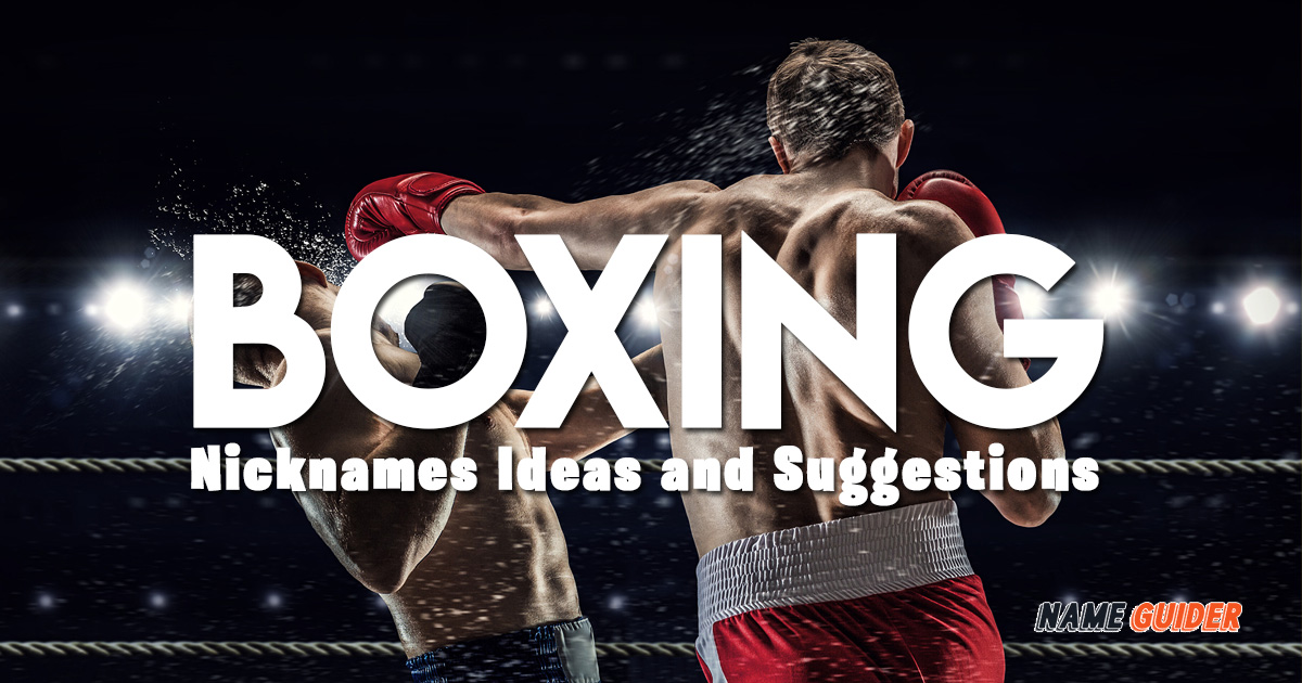 Boxing Nicknames Ideas and Suggestions