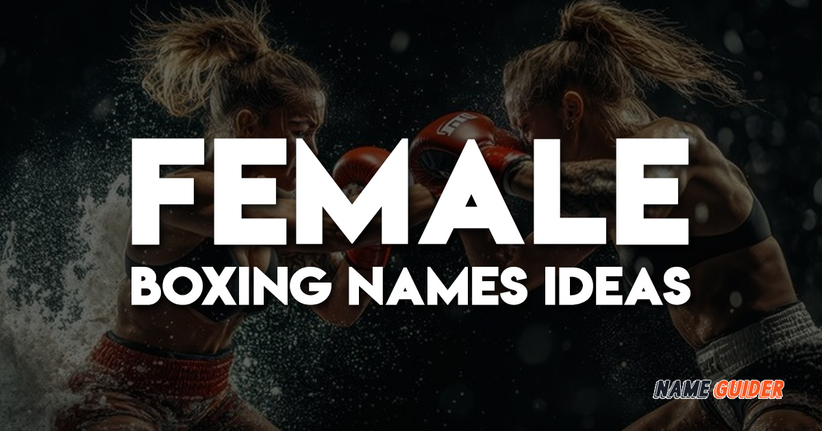 Female Boxing Names Ideas