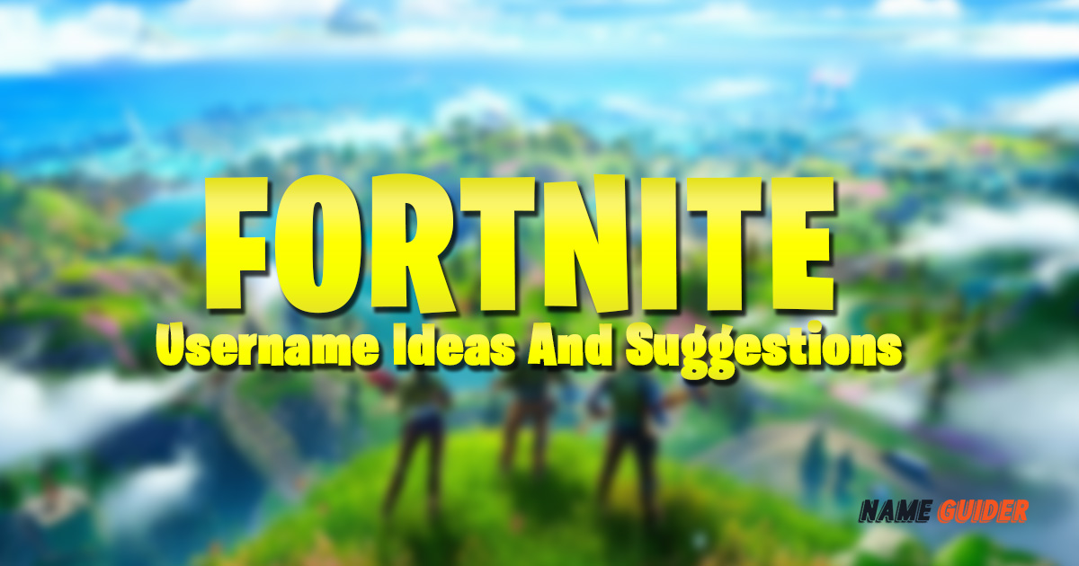 Fortnite Usernames Ideas and Suggestions