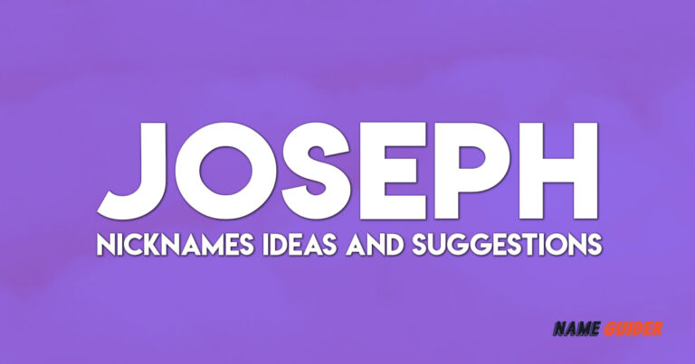 300 Joseph Nicknames Ideas and Suggestions | Name Guider