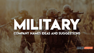 Military Company Names Ideas and Suggestions