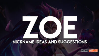 Zoe Nickname Ideas and Suggestions