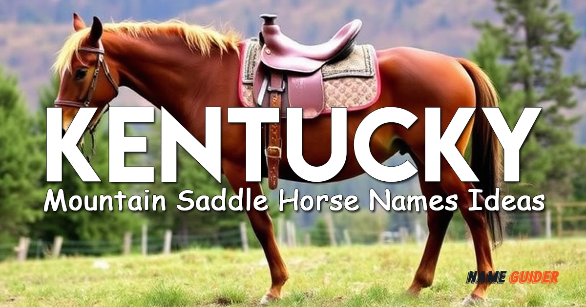 Kentucky Mountain Saddle Horse Names Ideas